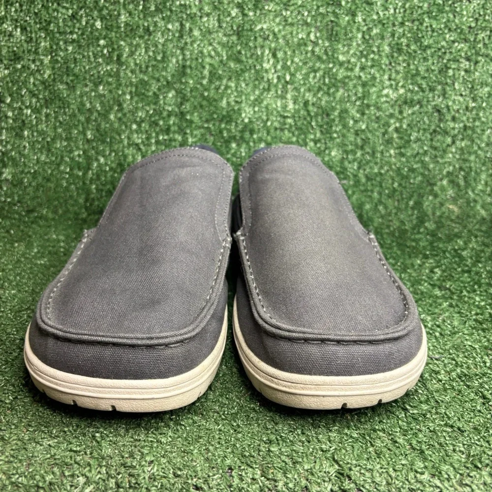 Lems Drifter Canvas Minimalist Barefoot Slip On Loafer Shoes Deep Sea Mens Sz 13